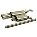 Piper exhaust Volkswagen MK2 1.8 8v GTi 1988-1992 Stainless Steel Back Box-Tailpipe Style E,G,I or J